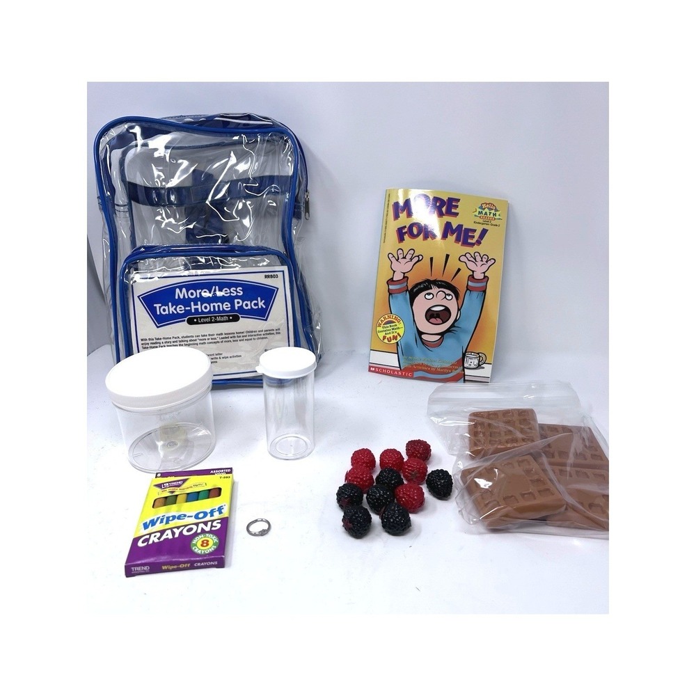NEW Lakeshore More Or Less Take-Home Pack RR803 Math Learning Kit More For Me!